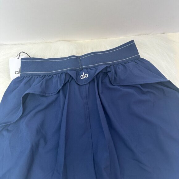 Alo Blue Double Layer Sports Shorts Women's Size M - Picture 5 of 7